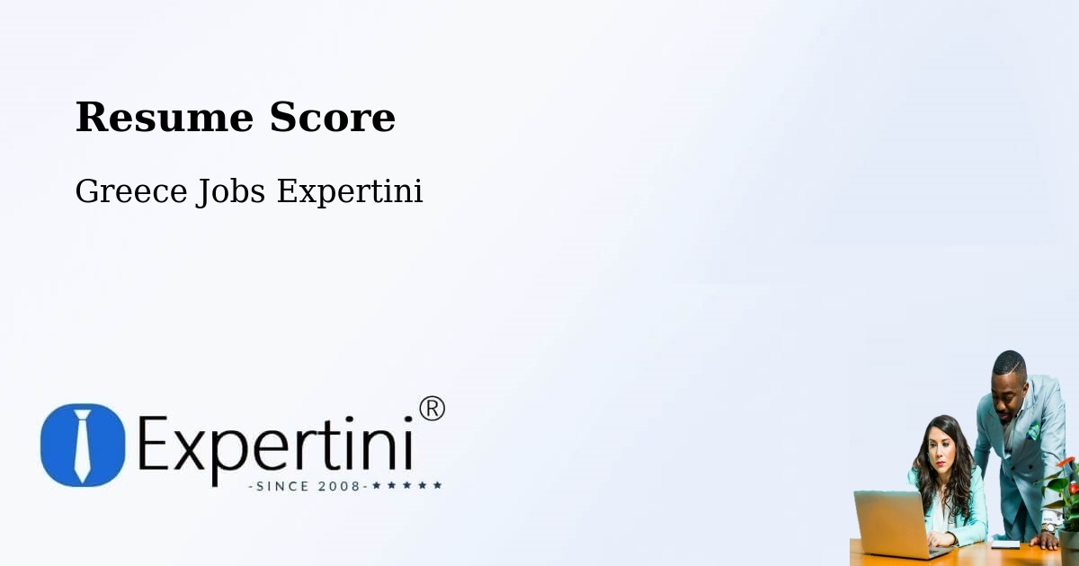 Resume Score & Job Description Match Tool – Chortiátis - Greece Jobs Expertini